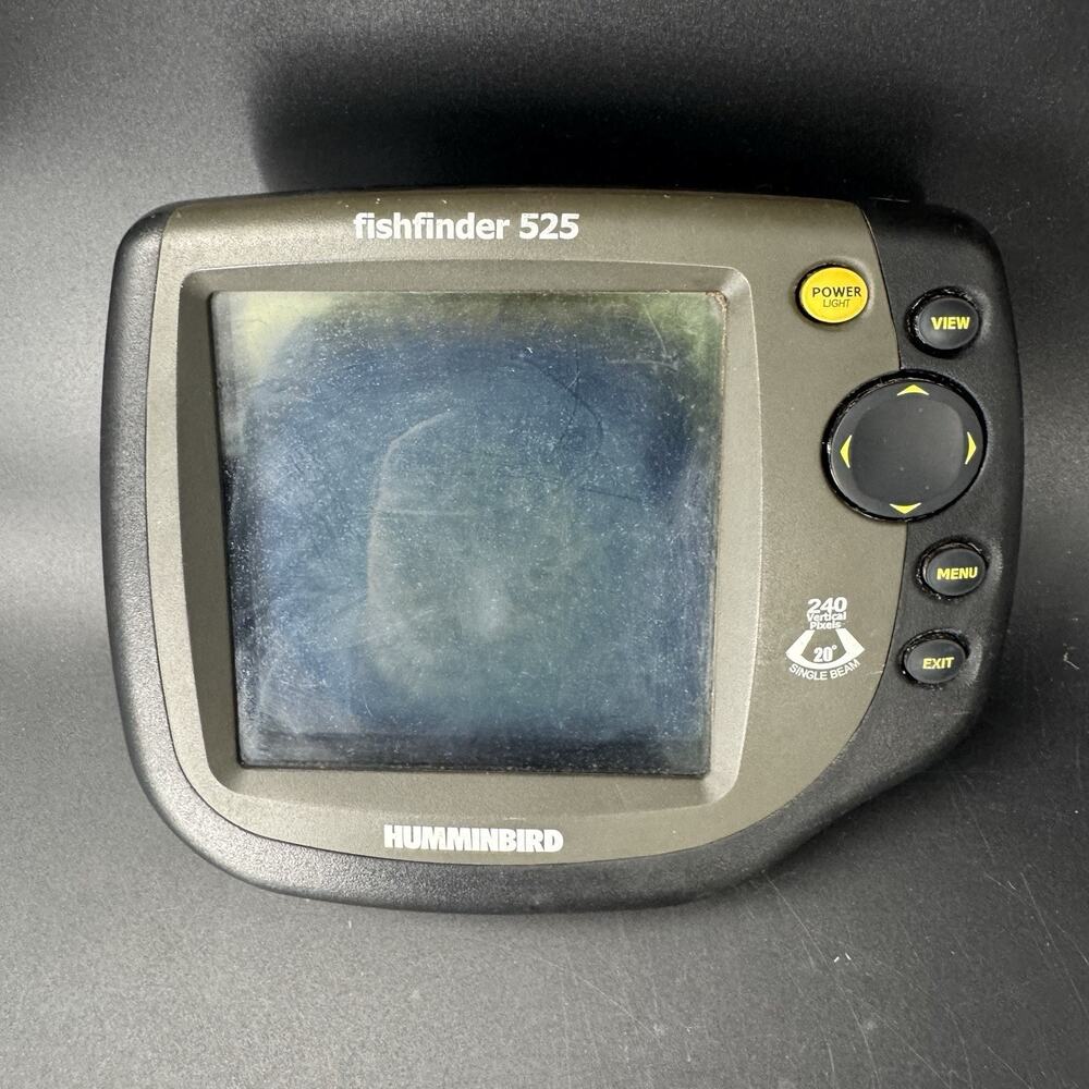 Humminbird 525 Head Unit Fishfinder Gps Depth Reader Marine Boat Untested As Is